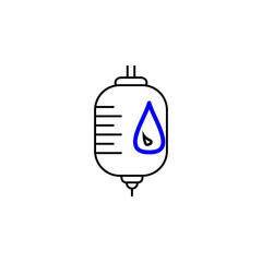 Fototapeta premium Medical donation life icon. Element of Medical icon for mobile concept and web apps. Detailed Medical donation life icon can be used for web and mobile