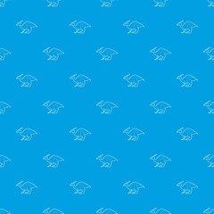 Parasaurolof pattern vector seamless blue repeat for any use