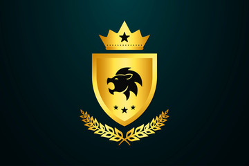 Luxury, Royal and Elegant Logo Vector Design	