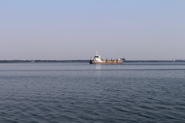 cruise ship in the sea