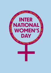 Obraz premium International Women's Day