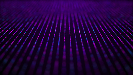 Abstract tech background. Abstract space background. Digital technology background. Computer code. 3d rendering.