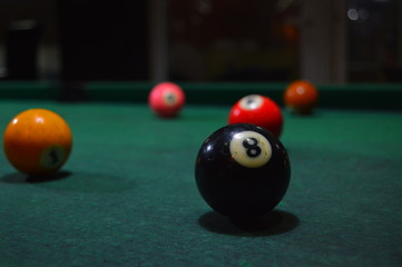 Billiard pool game 