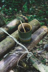 Bamboo Cup of coffee