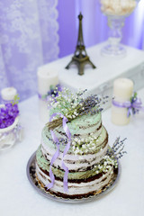 Wedding cake in Provence style