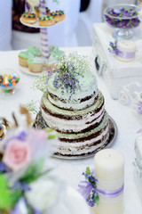 Wedding cake in Provence style