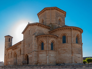 Fototapeta na wymiar Church of San Martin de Tours, romanesque style