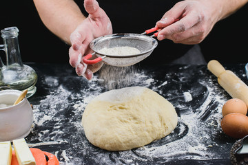 Dough background