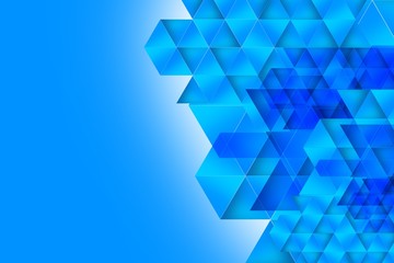 Geometric Blue Background