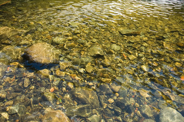 stones in the water