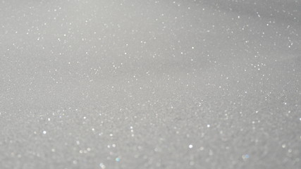 snow crystals macro view