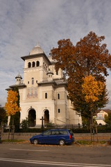 Romania,Bistrita,Orthodox,Church of the Three Hierarchs,