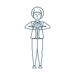 businessman elegant avatar character