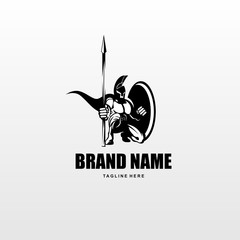 spartan of warrior vector