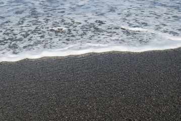 波打ち際　海　波　素材