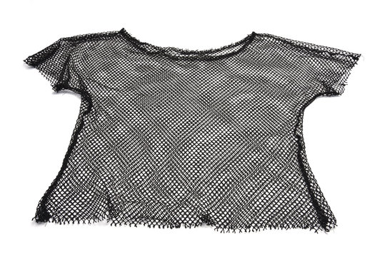 Black mesh shirt