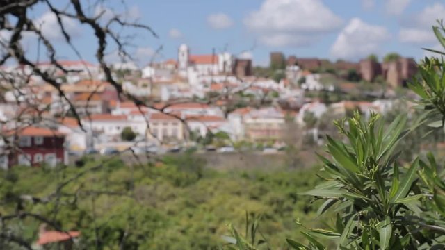 View of Town, Silves, Algarve, Portugal, Europe 