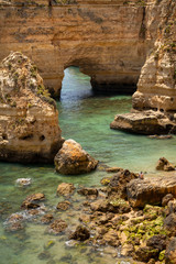 Algarve - Jurassic coast in south Portugal