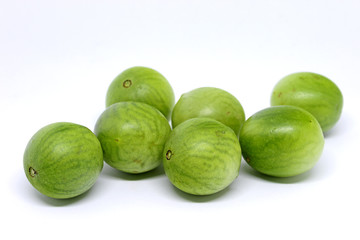 Umbu fruit isolated on white background