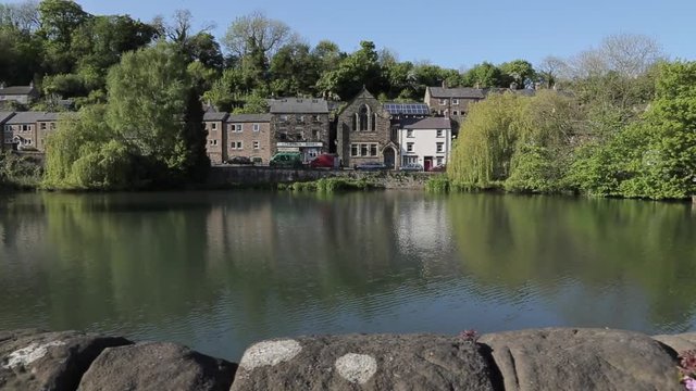 Cromford Pond, Cromford, Matlock, Derbyshire, England, UK, Europe 