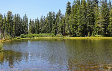 Fototapeta na wymiar Landscape in west lakes - California