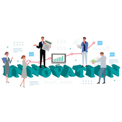 ビジネスコンセプト　イラスト　イノベーション