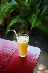 Healthy Fresh Pineapple Smoothie Cocktail Beverage