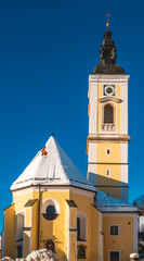 Beautiful church at Kirchdorf-Bavarian Forest-Bavaria-Germany