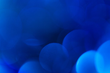 Abstract blue background. Texture bokeh. Defocused image