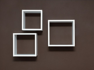 shelves on the wall