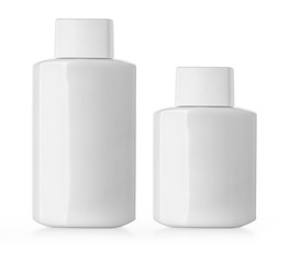 white plastic bottle