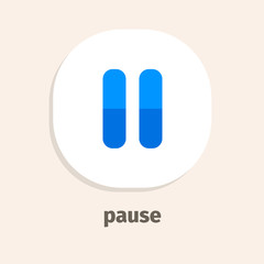 Flat vector icons for web and mobile applications