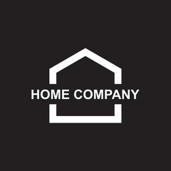 Home logo design vector template