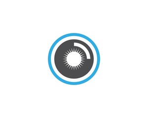 Fototapeta premium Eye logo vector