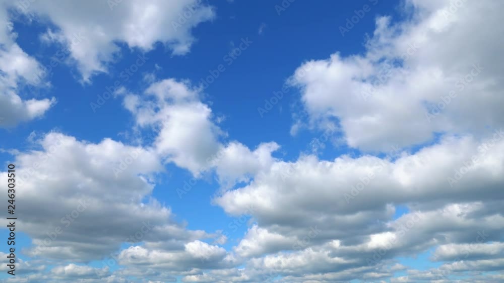 Wall mural timelapse of the clear sky