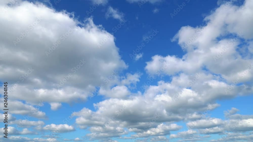 Canvas Prints the clear sky with a cloud