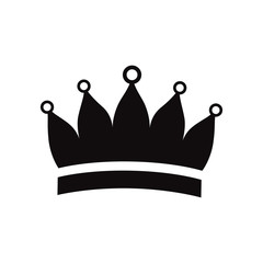 beautiful crown isolated icon