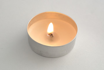 ティーライトキャンドルの灯り
