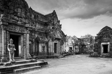 Main temple of Phanom Rung castle in Buriram, Thailand