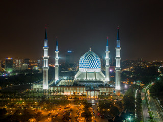 Aerial View of Sultan Salahuddin Abdul Aziz Shah Mosque