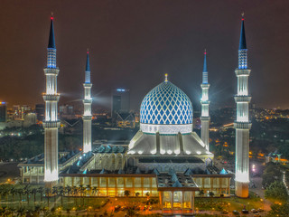 Aerial View of Sultan Salahuddin Abdul Aziz Shah Mosque