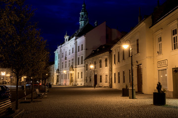 Valtice, night town