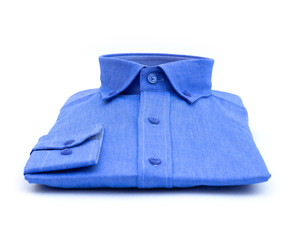 Blue men's shirt