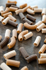 wholegrain pasta on the table
