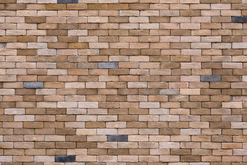 Brown stone brick wall