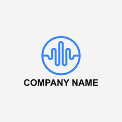 Logo design and logo template