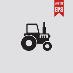 Tractor icon.Vector illustration.