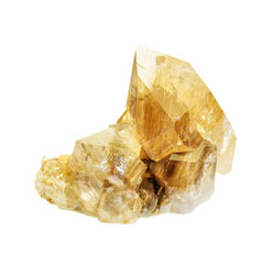 Quartz crystals with rutile - 246316705