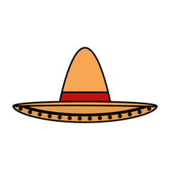 mexican mariachi hat icon