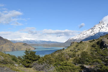Naklejka na ściany i meble Chilean Patagonia, Torres del Paine National Park